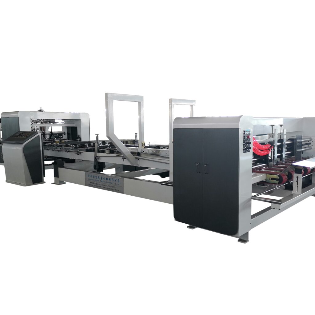 Multifunctional automatic straight-line box folder gluer small gluing machine automatic folder gluer machine