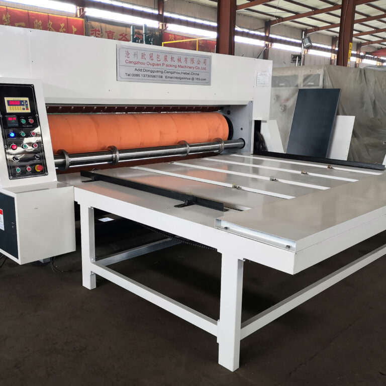 semi -automatic corrugated carton box rotary die cutting machine Rotary die-cutting machine