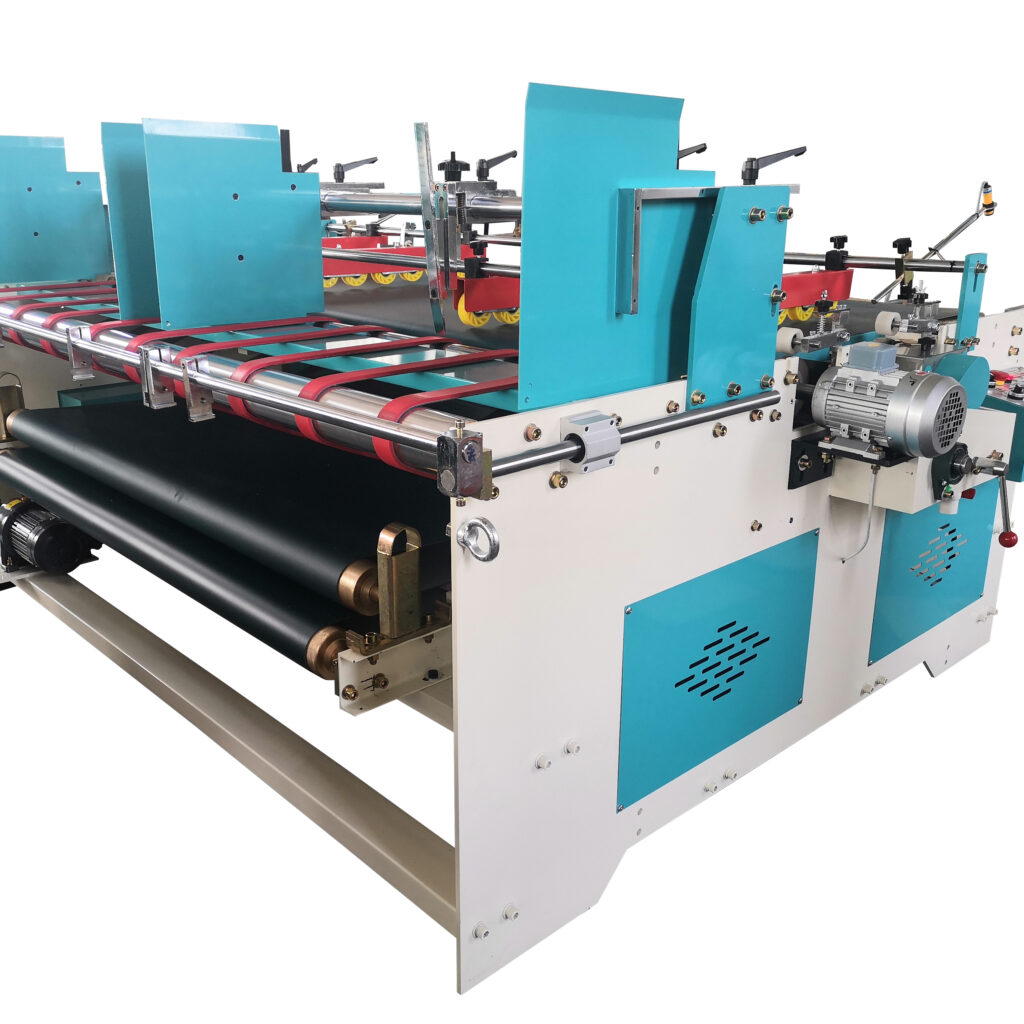 Manual gluer machine corrugated carton box folding machine folder gluer machine