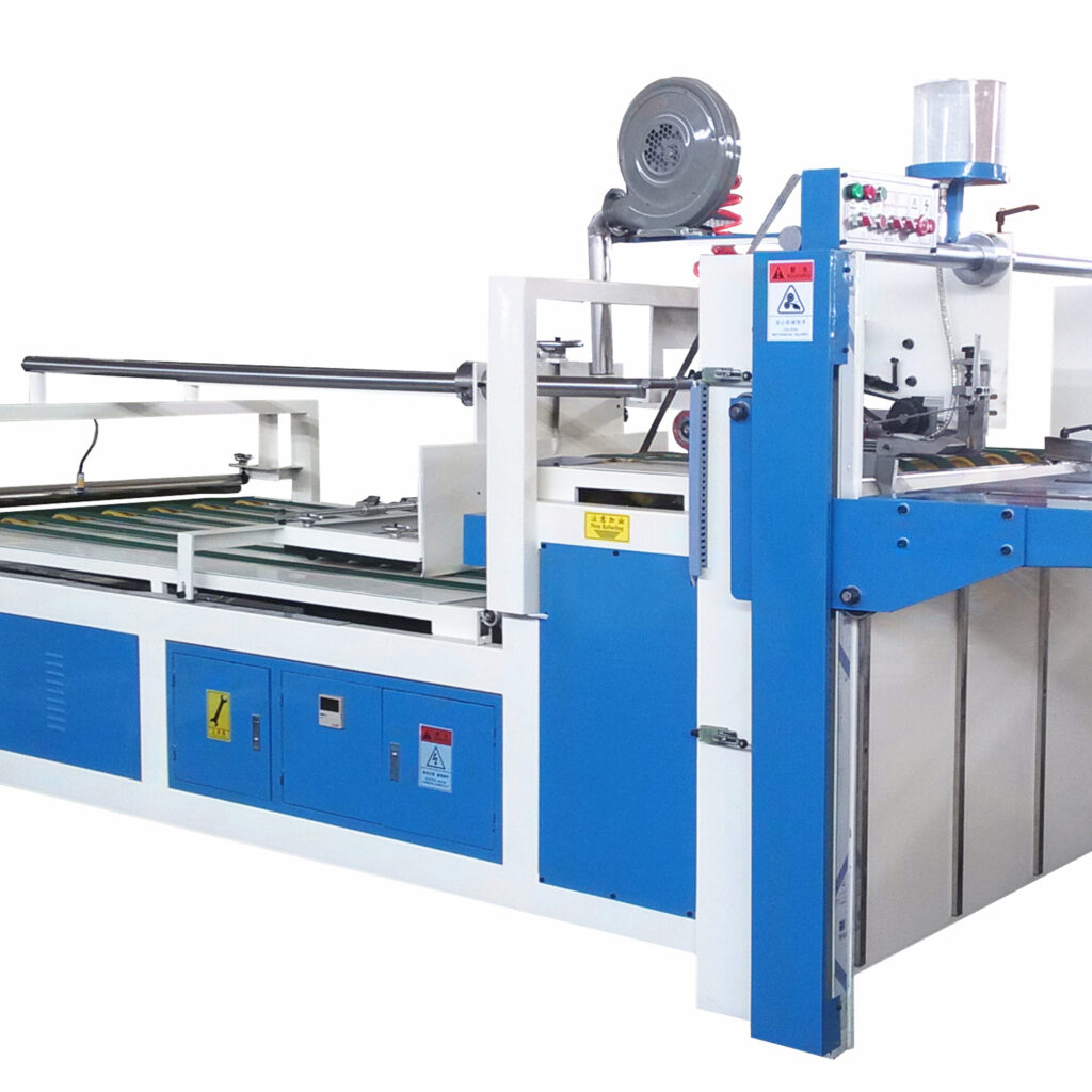 China factory price machine flexo folder gluer semi auto gluing machine for carton box making folder gluer machine