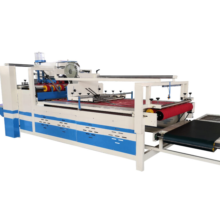 folder gluer semi auto gluing machine for carton box corrugated board equipment folder gluer machine
