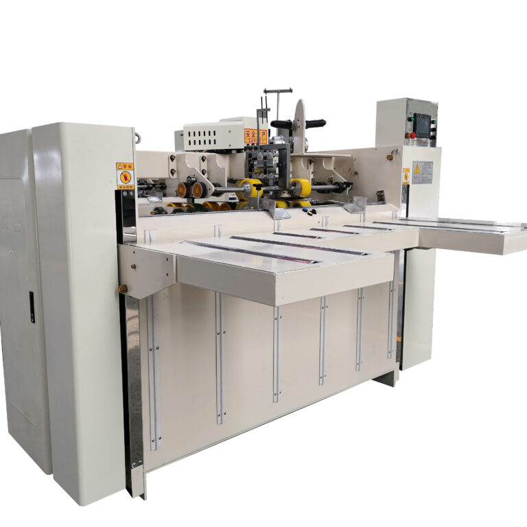 2400mm Single Pieces Semi-Automatic Carton Box Stitching Machine folder gluer machine