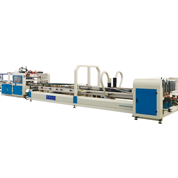 China popular carton box Automatic Folder gluer machine packaging boxes machinery corrugated cardboard carton making machine folder gluer machine