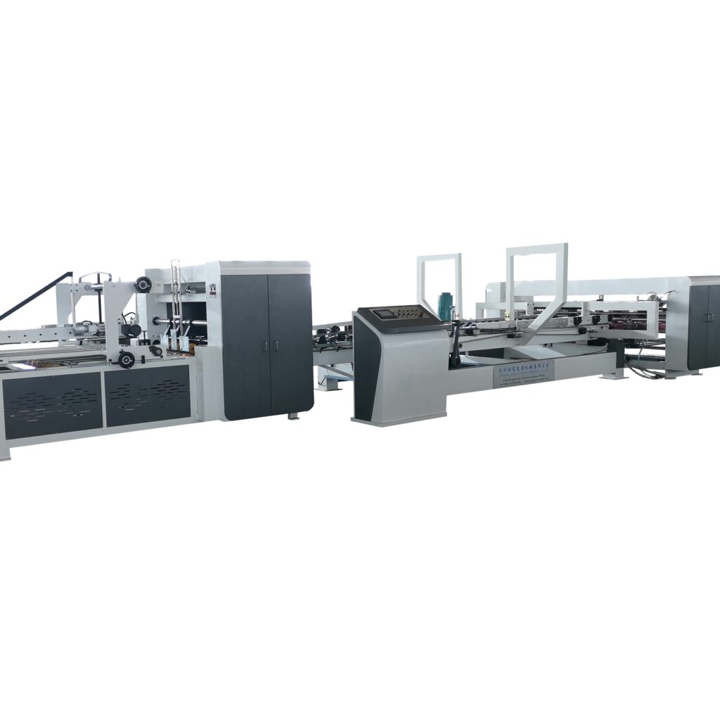 Folding box machine fully automatic carton machine automatic gluer machine folder gluer machine