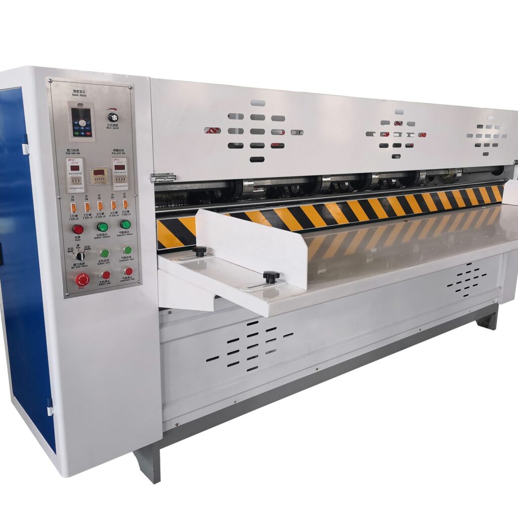 Cardboard electric adjust slitter scorer / thin blade machine thin blade slitter scorer machine