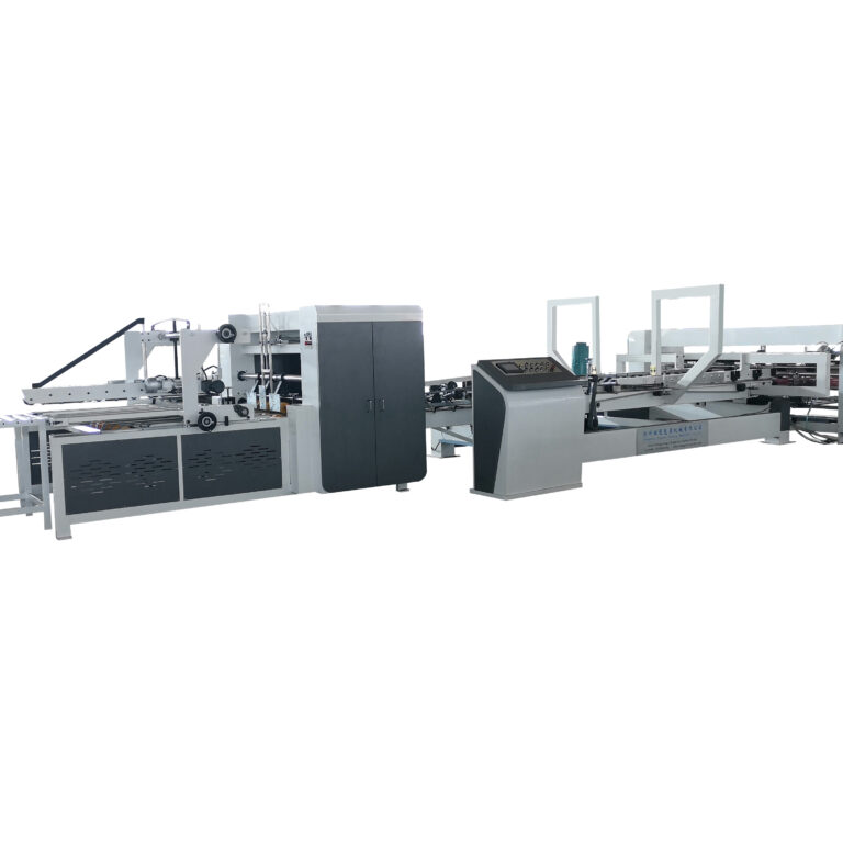 carton box automatic folder gluer machine packaging boxes machinery fold box glue machine folder gluer machine