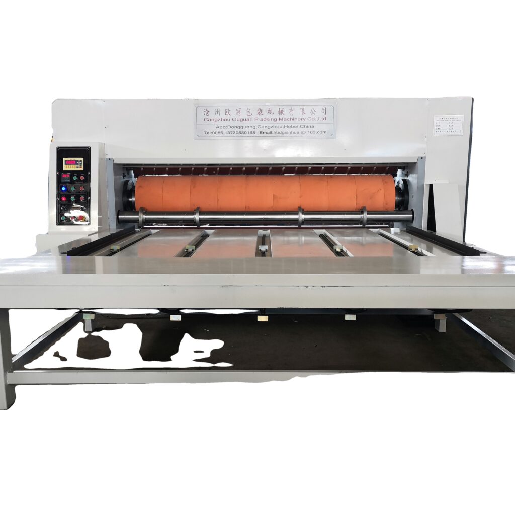 Semi-auto High Speed Corrugated Cardboard Rotary Die-cutting Machine For Making abnormal shape box Rotary die-cutting machine