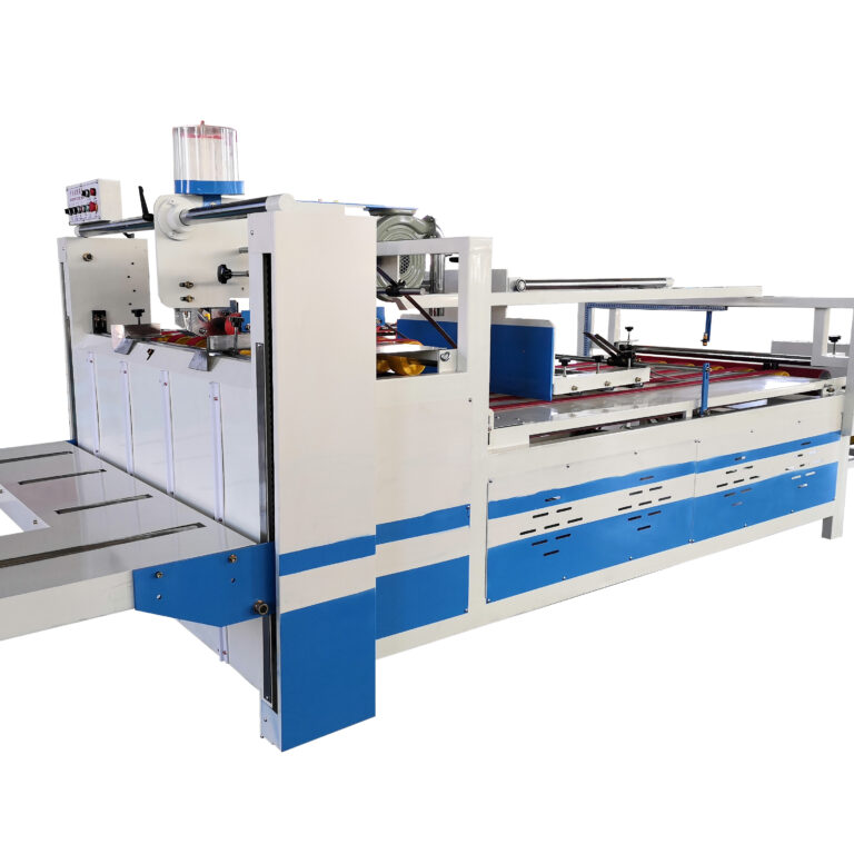 Dongguang semi-auto folder gluer /box gluing machine folder gluer machine