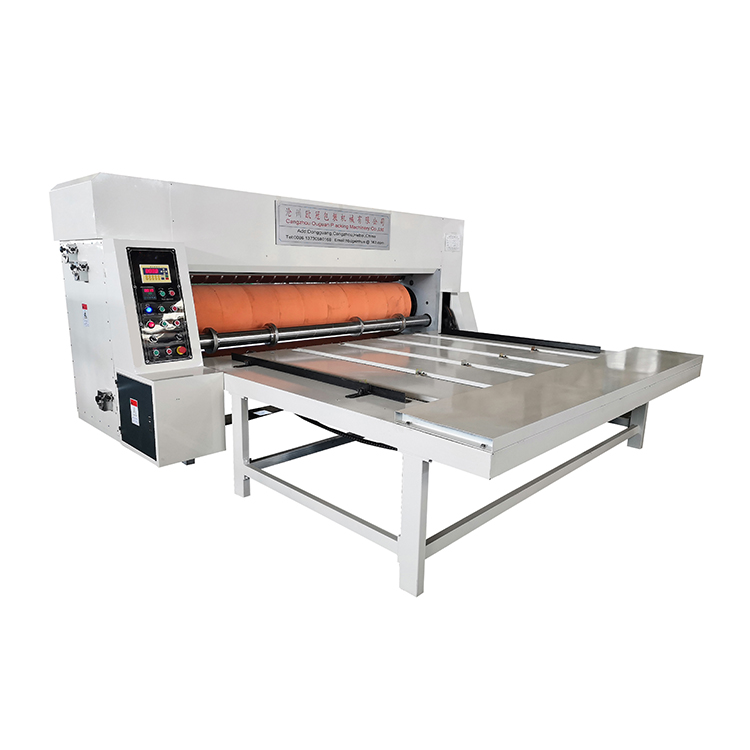 Semi-auto Rotary Die Cutter Corrugated Chain Cutting Machine For Cardboard Box Making Rotary die-cutting machine
