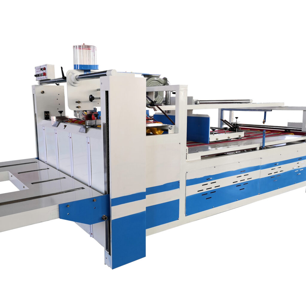 Glue pasting machine Semi Auto Corrugated Carton Box Board Folder Gluer Machine folder gluer machine