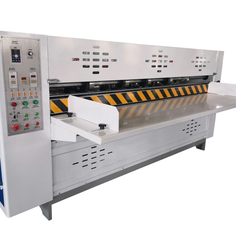 Corrugated carton corrugated paper board thin blade slitter scorer machine slitting stacker machine thin blade slitter scorer machine