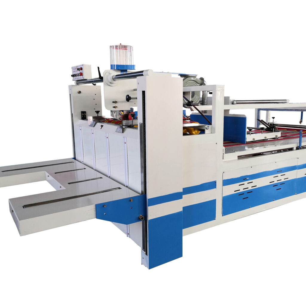 Corrugated Paperboard Folding Gluing hong jing folder gluer machine folder gluer machine