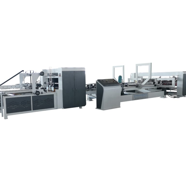 Machinery Pre-folding And Bottom Lock Carton Box Automatic Folder Gluer Making Machine folder gluer machine
