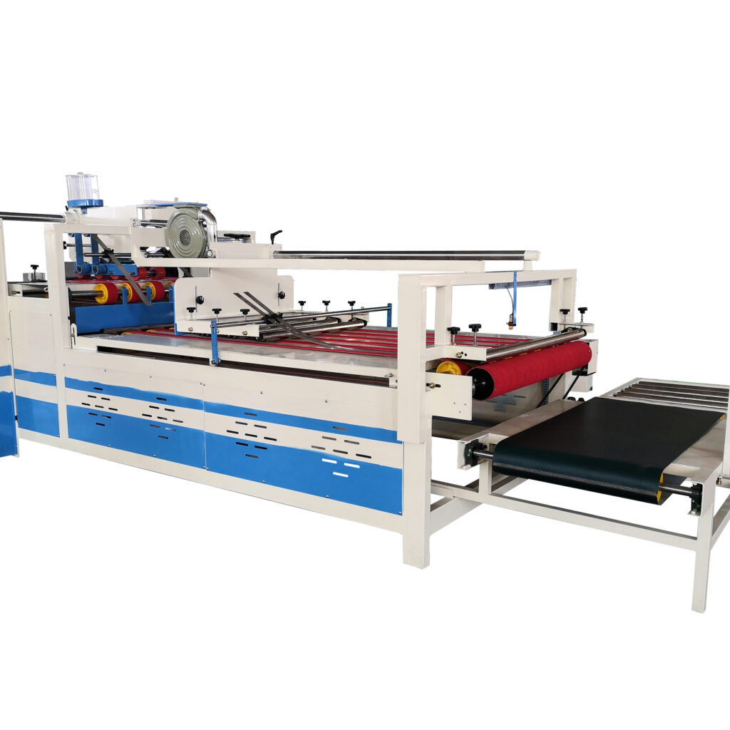 China high speed semi-automatic corrugated cardboard folder gluer machine corrugated paperboard making machine folder gluer machine