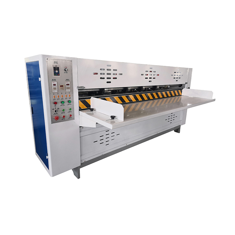 Auto Feeder Cardboard Score Slitting Thin Blade Slitter And Creaser Machine thin blade slitter scorer machine