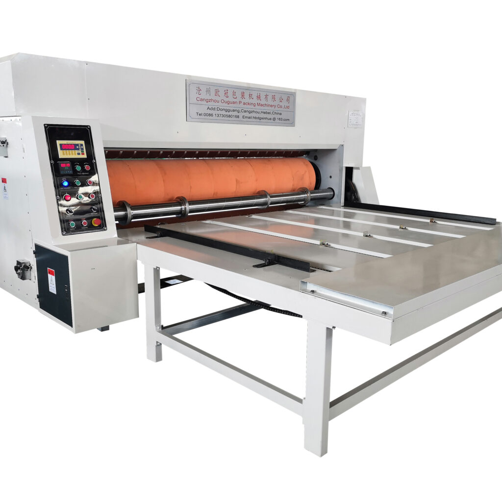 Semi-auto chain feeding Corrugated Cardboard Rotary Die-cutting Machine Rotary die-cutting machine