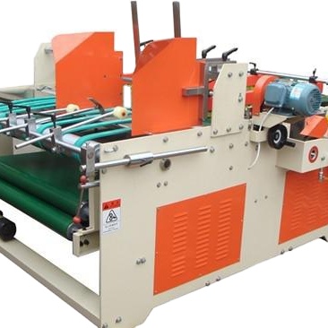 Best semi auto press gluing machine for corrugated carton box folder gluer machine