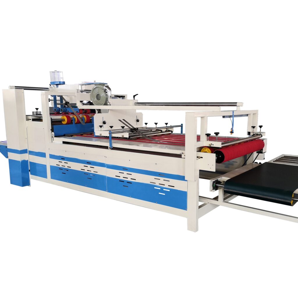 folder gluer semi auto gluing machine for carton box corrugated sheet making machine folder gluer machine