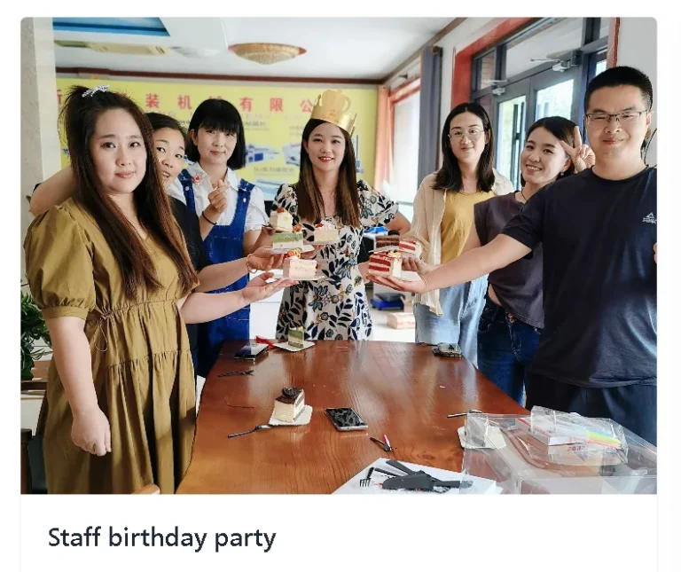 Staff birthday party